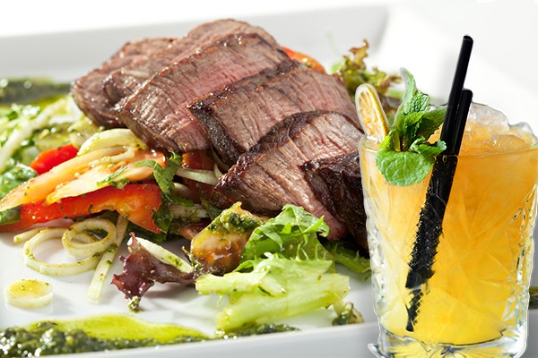 Rita's-Steak-and-Mango .post-content{background:white;padding:10px;margin-top:10px;border-radius:10px}
Cooking Steps
– Prepare steak salad – 20 minutes
– Prepare spritzers; serve – 10 minutes
Cooking Instructions
Grilled Steak and Vegetable Salad
Ingredients
1 medium zucchini
6 oz fresh sliced portabellas
3 plum tomatoes, halved
1 1/2… continue reading •••