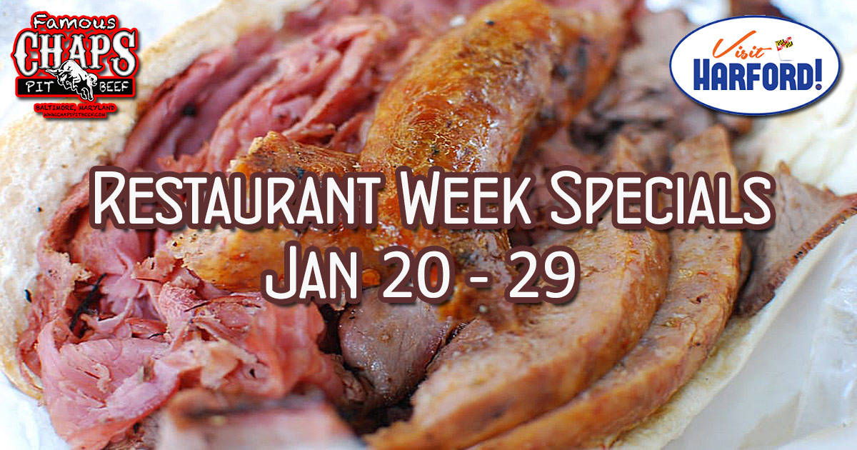 1013 Beards Hill Rd. Suite 200
Aberdeen, MD 21001
410-297-8700
Restaurant Week 2017 Menu
All Day Menu



52 Chap’s Special, with a drink and a Small Fry
Pit Beef, Corned Beef & Ham w/ American Cheese… continue reading •••