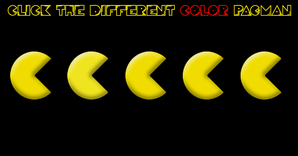 Pac-Man Color Quiz