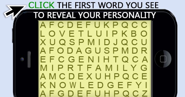 Word Search Personality Quiz