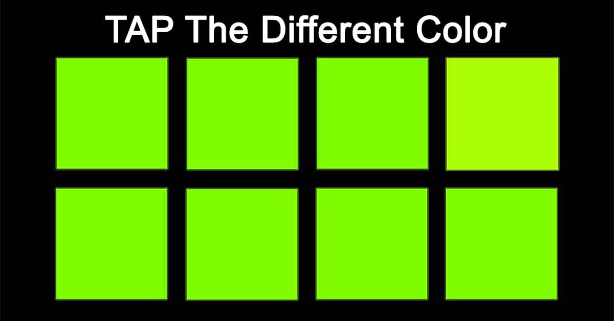 This is a fun little color test to see how well your eyes differentiate between subtle color variations. Let’s see how your eye’s stack up against the competition.

Disclaimer: This test… continue reading •••